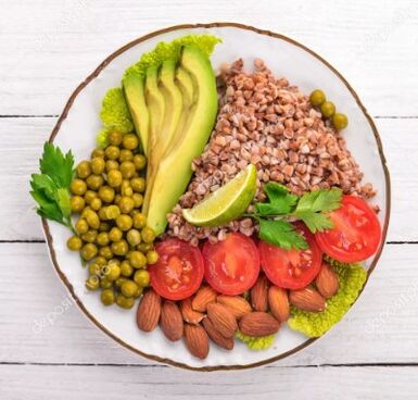 Menu sa Buckwheat