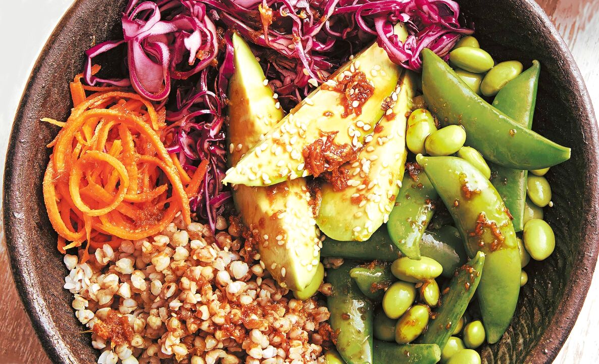 Gitugotan nga mga produkto sa diet sa Buckwheat