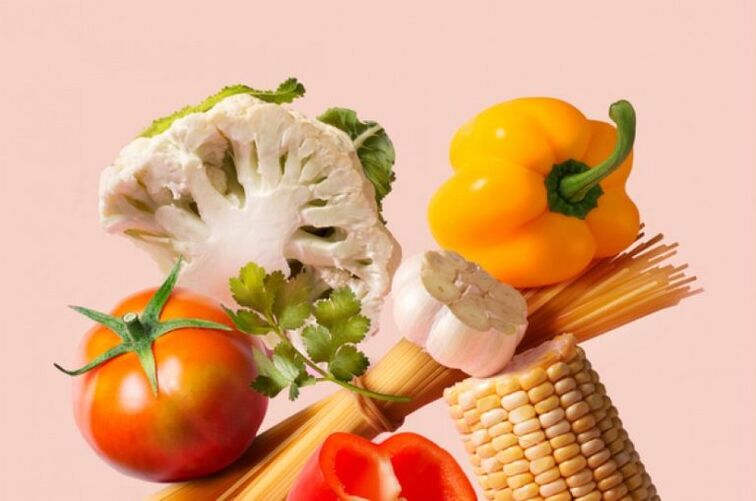 Pagkaon sa Italyano nga adunay mga utanon ug prutas alang sa pagkawala sa timbang