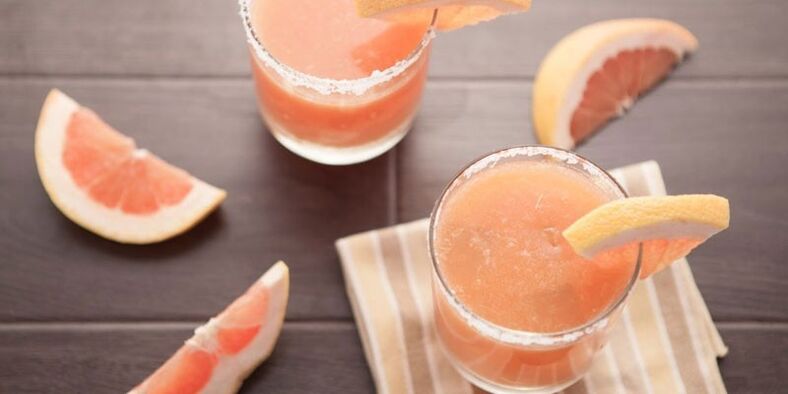 watermelon grapefruit smoothie alang sa gibug-aton sa pagkawala